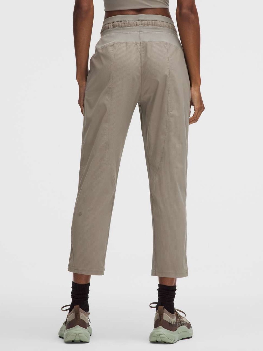 Lululemon Dance Studio Mid-Rise Cropped Pant in Warm Ash Grey size 4 - Picture 2 of 13